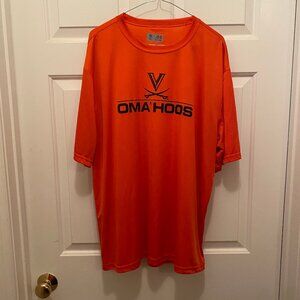 Virginia UVA Cavaliers Baseball Team Issued Oma'Hoos Orange Blue T-Shirt XL